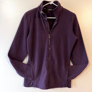 Cabela's Womens S Full Zip Fleece Jacket ~Purple